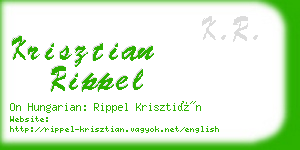 krisztian rippel business card